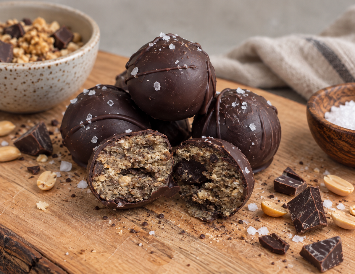 Les Petites Mancelles — Energy Balls façon pâte à cookie crue 🍪🍫